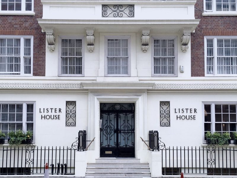 Lister House, Marylebone consulting location